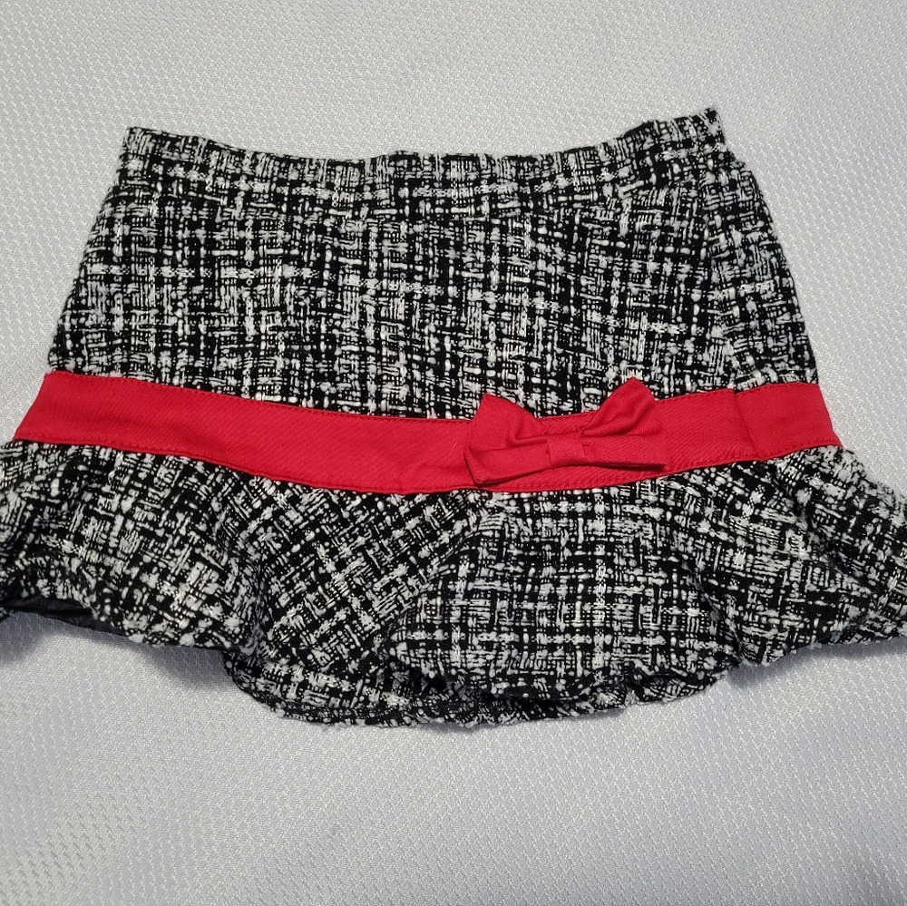 Toys R Us Koala Baby, Size 12m, Skirt, Black/White With Red Bow